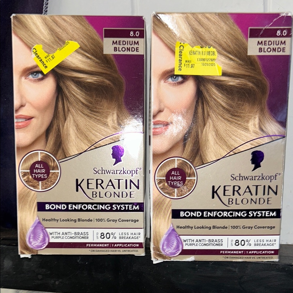 Keratin Blonde Hair Color - Medium Blonde bundle